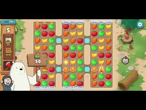 We Bare Bears Match3 Repairs Level 200 - No Boosters