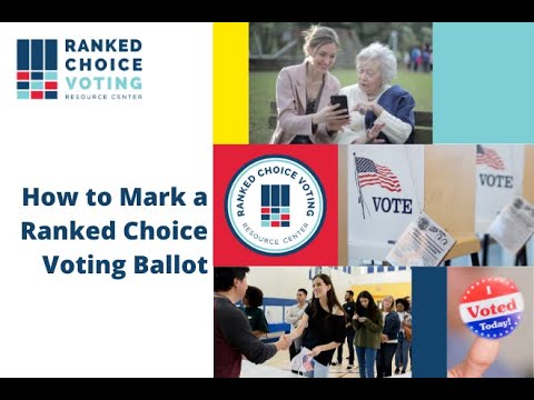 How to Mark a Ranked Choice Voting Ballot