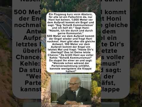 😂 Honecker im Flugzeug – und das böse Erwachen in der Parteiversammlung ✈️