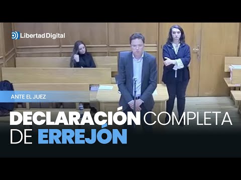 La declaración completa de Íñigo Errejón ante el juez