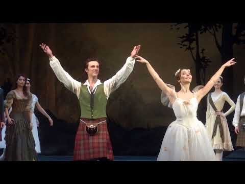Curtain call "La Sylphide". Anastasia Goryacheva, Ruslan Skvortsov
