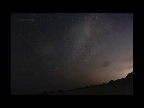 Rotation of Earth & Milky Way Timelapse