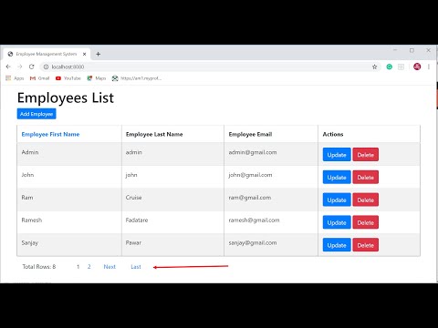 Spring Boot Thymeleaf CRUD Database Real Time Project PART 6 | Pagination with Spring Data JPA