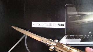 Stiletto 13" Dagger Stag horn Frank Beltrame