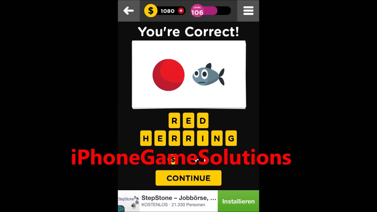 Guess the Emoji - Level 106 Walkthrough (Conversion, LLC)