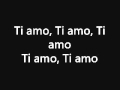 'Umberto Tozzi ft Mónica Bellucci - Ti Amo' + lyrics