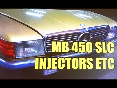 #19 Mercedes-Benz 450 SLC 107 Project PART 2 injector hoses Bosch D-Jetronic M117