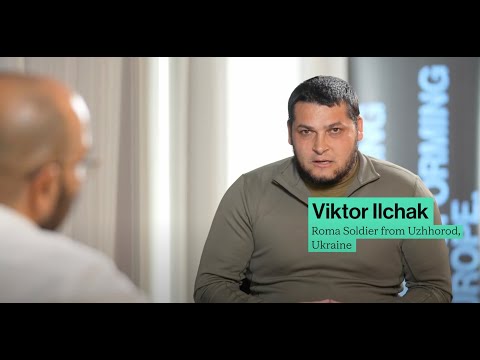 Viktor Ilchak, Roma soldier from Ukraine, talking about life before and during the war. (16 травня 2024 р.)