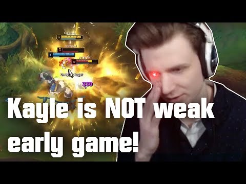 Kayle is NOT weak early game! + Dark Seal is Overpowered