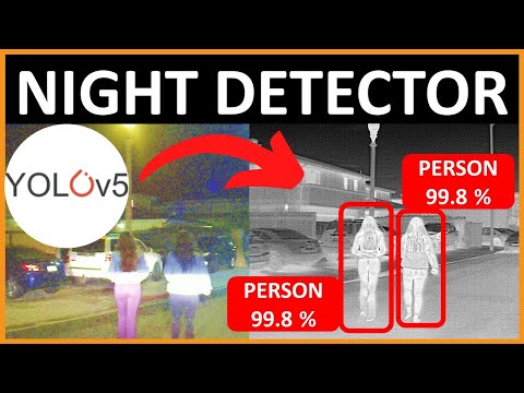 🔴 NIGHT OBJECT DETECTOR | PyTorch and YOLOv5 | FLIR THERMAL IMAGES dataset