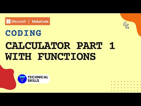 Building A Calculator Using Functions Part 1 Makecode Coding Block Coding Python