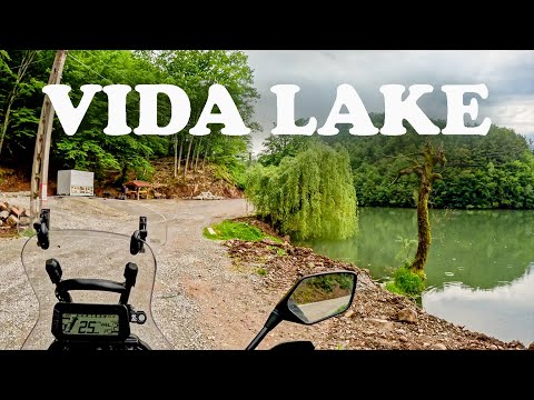 Luncasprie village in Romania first visit on a motorcycle and Vida lake, great camping place