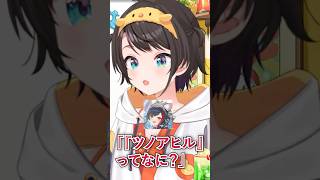 大神ミオに「ツノアヒル」について話す大空スバル