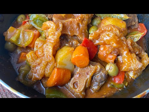 Beef Tendon Caldereta | how to make Caldereta more special