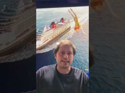 Peter Pan and Captain Hook fight on the Disney Treasure Cruise Ship