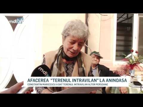 AFACEREA TERENUL INTRAVILAN LA ANINOASA