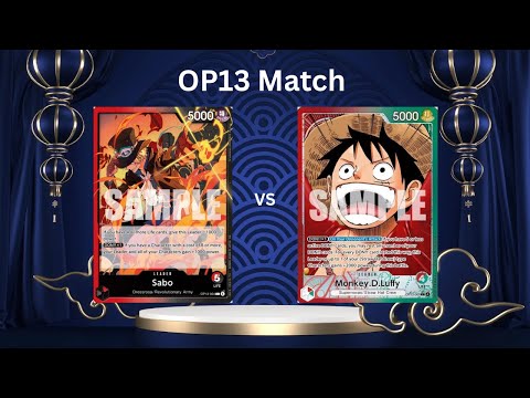 OP13 match RB Sabo vs RG Luffy 
