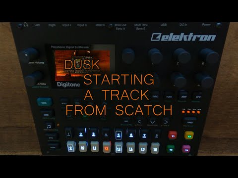 Elektron Digitone ... Starting a ambient track from scratch