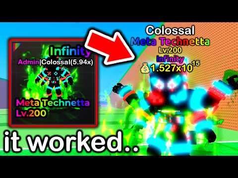 USING NEW GLITCH For 100% COLOSSAL INFINITY BRAINROTS in Escape Tsunami For Brainrots