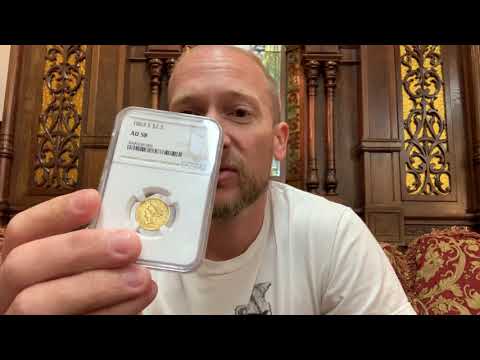 The Collectors Chair:  1863-S NGC AU58 $2.5 Featured Coin