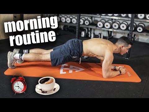 MORNING ROUTINE SPORT EN 5 MINUTES !! (à la maison)