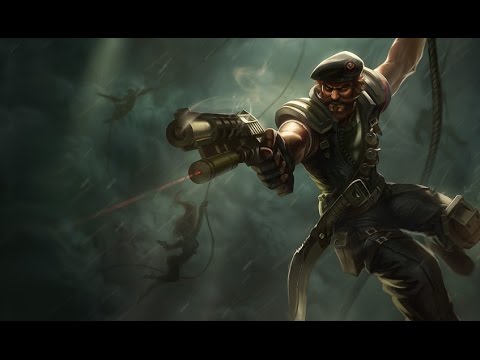 ONE SHOT Gangplank Q on draven [League of Legends] before rework