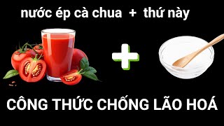 Liều thuốc phòng bệnh, chống nắng từ bên trong (5 công thức nước ép cà chua của người Nhật)