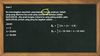 Download lagu Contoh Soal Cerita Barisan dan Deret Aritmatika - Matematika SMP Kelas 8 mp3