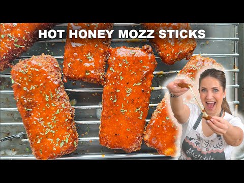 Delicious Hot Honey Mozzarella Sticks