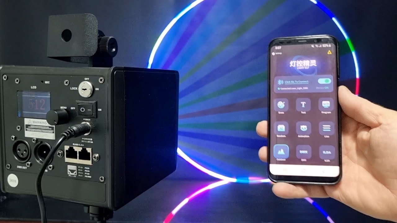 Aprenda usar e configurar Super Laser Show Anime Por EPP Profissional Para Festa DJ Modelo: SW1104