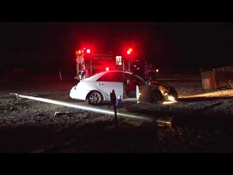 09-16-2021 Pahrump Crash Takes Down Street Light, NHP Reminds Drivers To Pay Attention