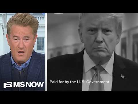 'This is COMMUNISM!': Joe SLAMS Trump for 'illegal' taxpayer-funded political ad