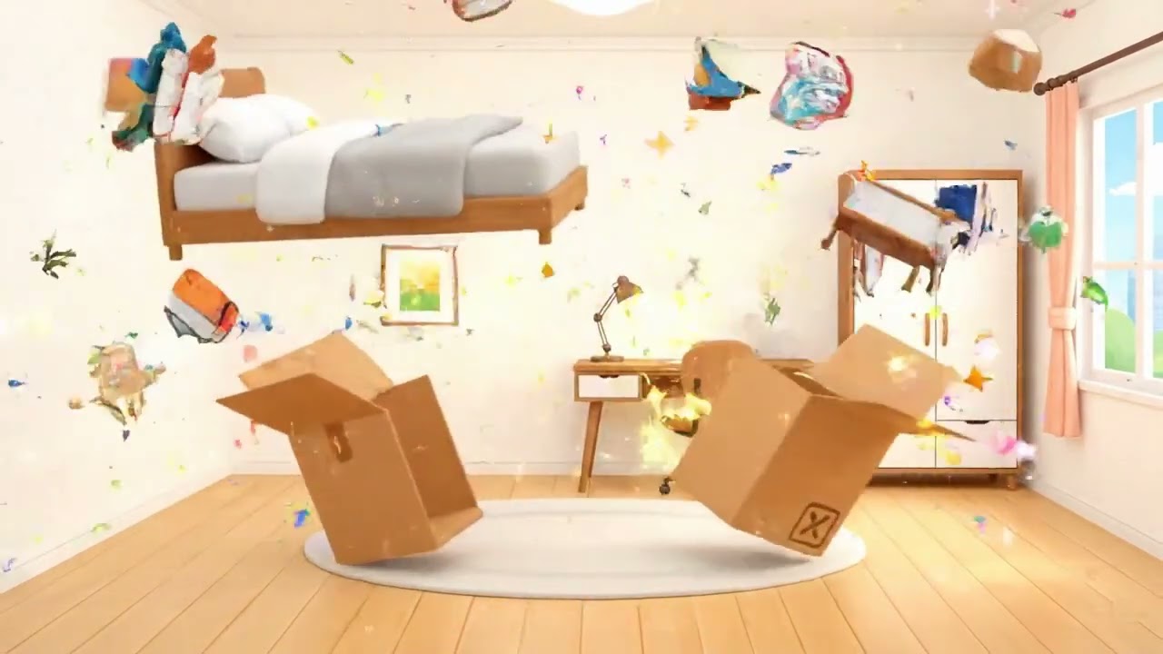 Bedroom Setup AI Video | Interior Design Visualization | Polyowl Studios