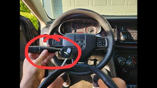 2016 Dodge Dart,  turn signal switch, steering wheel replacement, airbag / clock spring removal.