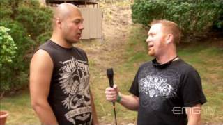 Doc Coyle of God Forbid at Mayhem Festival '09 talks with EMGtv
