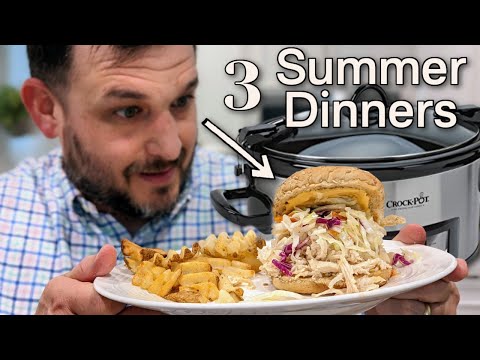 3 CROCKPOT SUMMER DINNERS THAT WON'T HEAT UP YOUR KITCHEN! | NO. 131