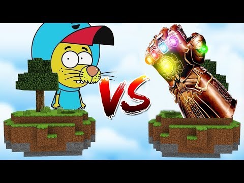 KRAL ŞAKİR ADASI VS SONSUZLUK ELDİVENİ ADASI! 😱 - Minecraft