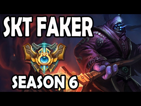 SKT T1 Faker Jax vs Kindred Jungle Ranked Challenger Korea