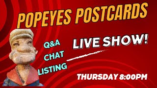 Popeyes Postcards Live Listing, Postcard Chat and Q&A
