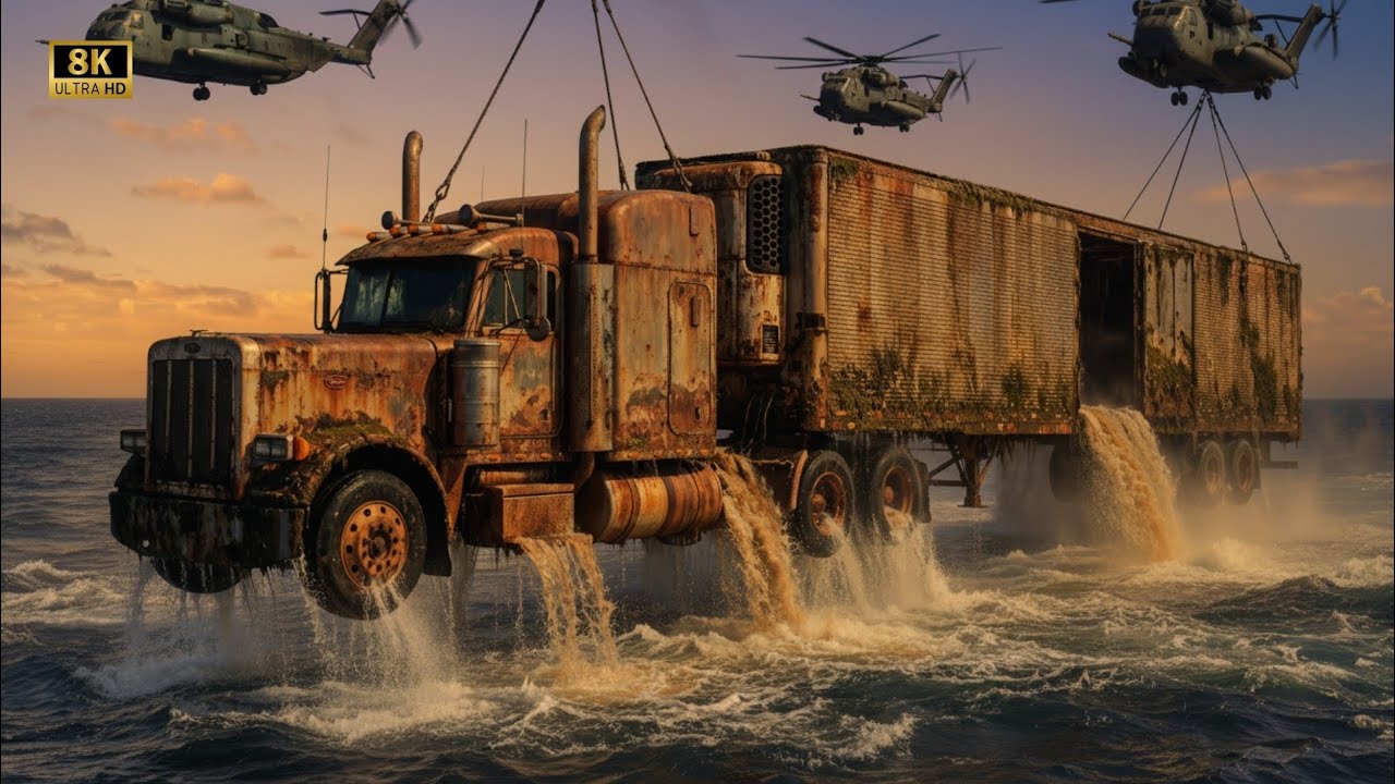 “I Salvaged a Rusted Peterbilt 379 Semi Truck From the Ocean & Fully Restored It!”