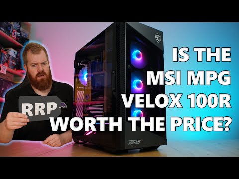 MSI MPG VELOX 100R kompiuterio korpusas video