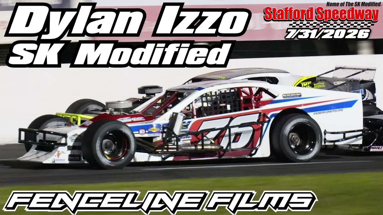 Dylan Izzo Competing in SK Modified at Stafford Speedway