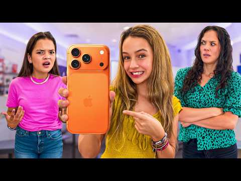 my 13 yr old gets an iphone 17 & siblings are mad!