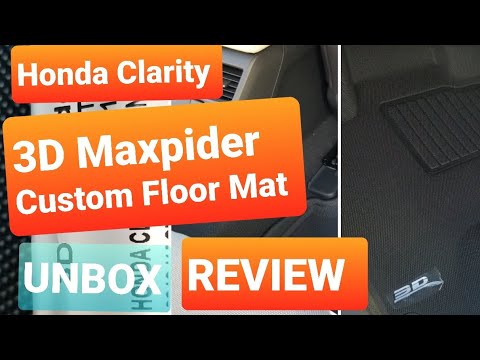 3D Maxpider KAGU - Custom Floor Mats for 2018 Honda Clarity! Review and Unboxing!!!