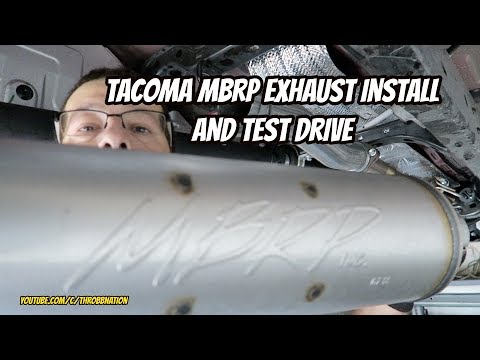 Tacoma MBRP Exhaust Install & Test Drive