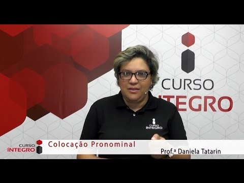Colocação Pronominal - Português com a Professora Daniela Tatarin