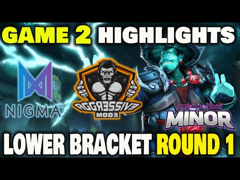 NIGMA VS AGGRESSIVE MODE GAME 2 SLI Minor Season 3 EU Qualifier