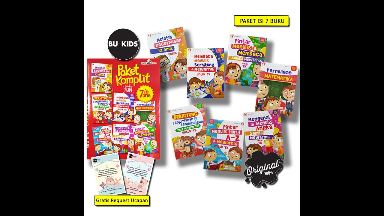 Rekomendasi Buku Anak Tk & Paud - Paket Komplit 7 in1