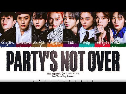 [SKZ-RECORD] Stray Kids - 'PARTY’S NOT OVER' Lyrics [Color Coded_Han_Rom_Eng]