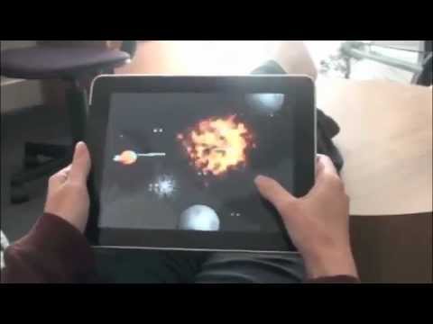 Demo of Space Game Starter Kit for iPhone and iPad